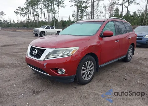 2015 Nissan Pathfinder Sl from USA, damaged, VIN 5N1AR2MN1FC615753
